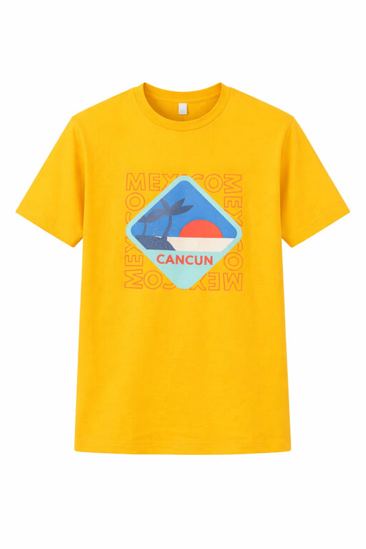 Yellow Mexico Short Sleeve T-Shirt